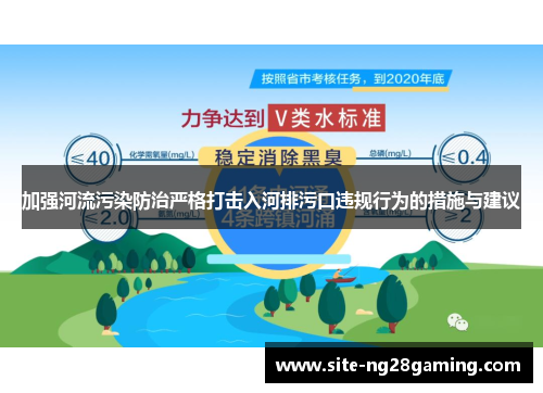 加强河流污染防治严格打击入河排污口违规行为的措施与建议